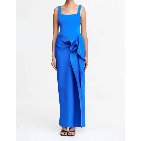 NEW ACLER women's tuthill midi dress in oxford blue